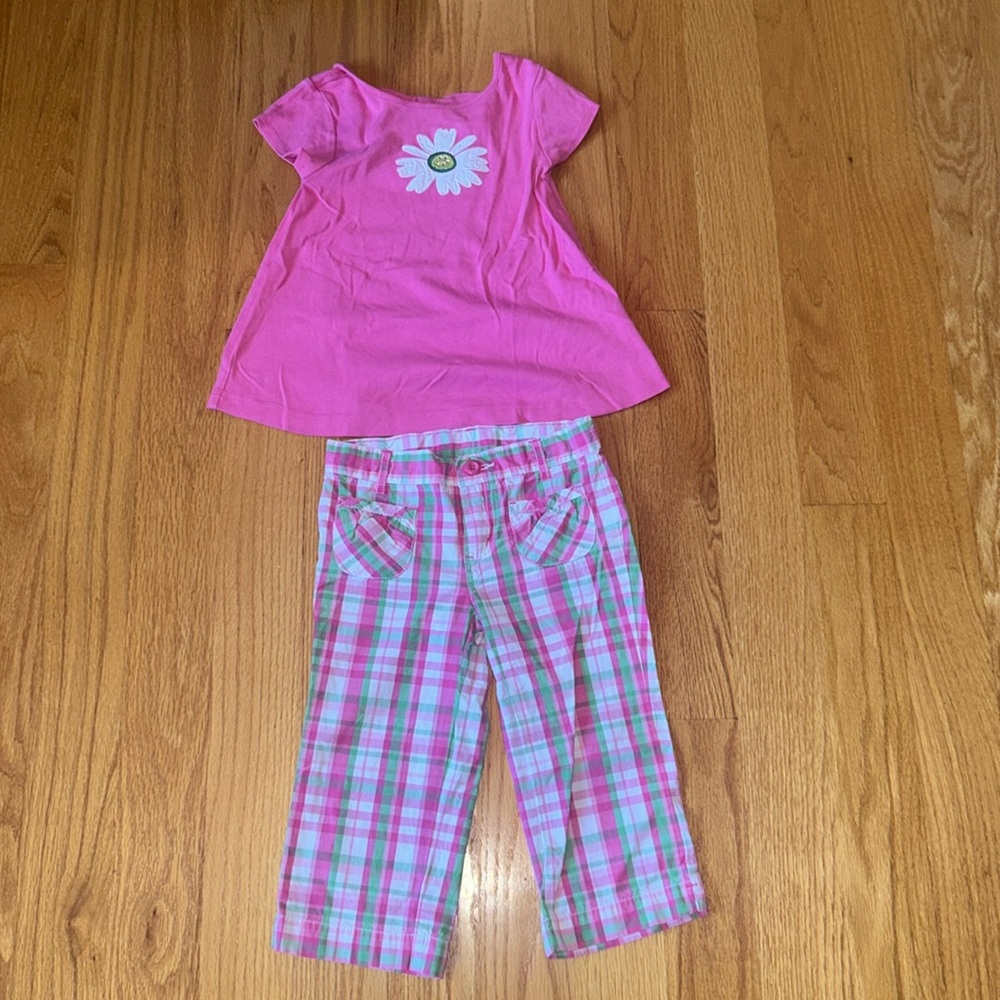 Gymboree short and pant set, size kids 6